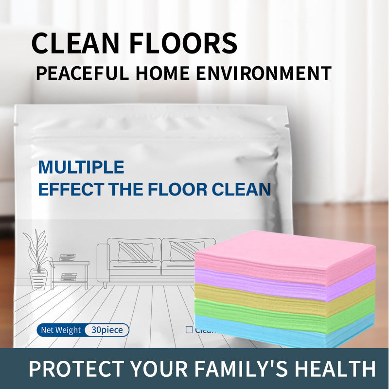 🧹 30-Pieces Multi-Effect Floor Cleaning Sheets – Powerful Stain Removal & Fresh Scent 🌿