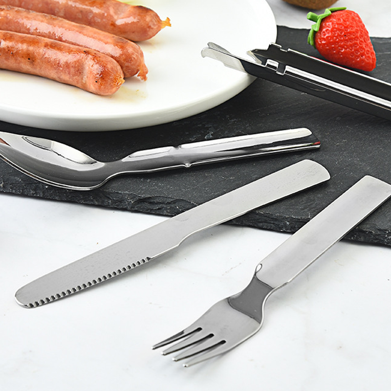 🔥 LAST DAY 50% OFF! 🍴4-in-1 Stainless Steel Portable Cutlery Set