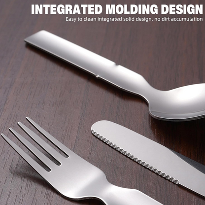 🔥 LAST DAY 50% OFF! 🍴4-in-1 Stainless Steel Portable Cutlery Set